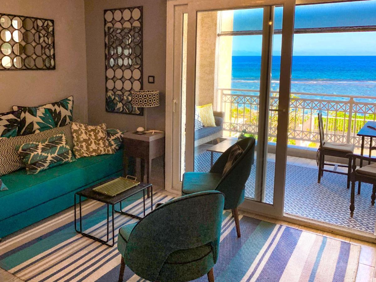 Le Petrel Blanc - Appartement Sur La Plage De La Souris Blanche Trois Bassins Bagian luar foto