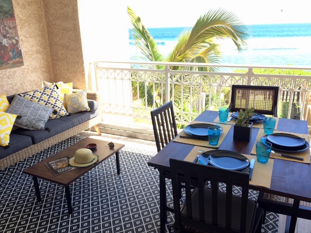 Le Petrel Blanc - Appartement Sur La Plage De La Souris Blanche Trois Bassins Bagian luar foto