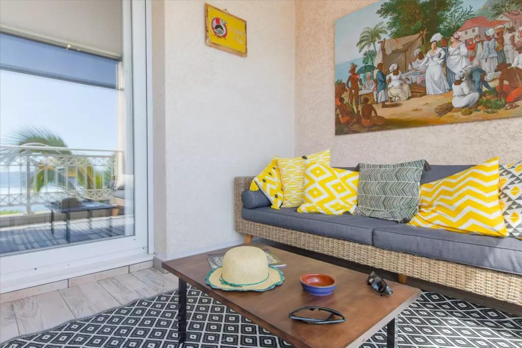 Le Petrel Blanc - Appartement Sur La Plage De La Souris Blanche Trois Bassins Bagian luar foto
